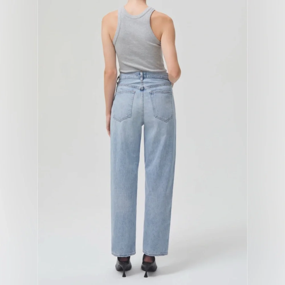 AGOLDE Criss Cross Upsized Jean in suburbia medium wash size 26 - Picture 3 of 10